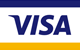 Visa payment gateway logo na tamnoj pozadini